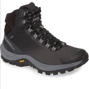 Merrell Thermo Cross 2 Mid Height Grey and Black Laced Waterproof Hiking Boots